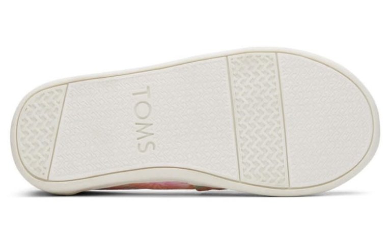 TOMS TOMS YTH ALPARGATA CANDY PINK TIE DYE CANVAS