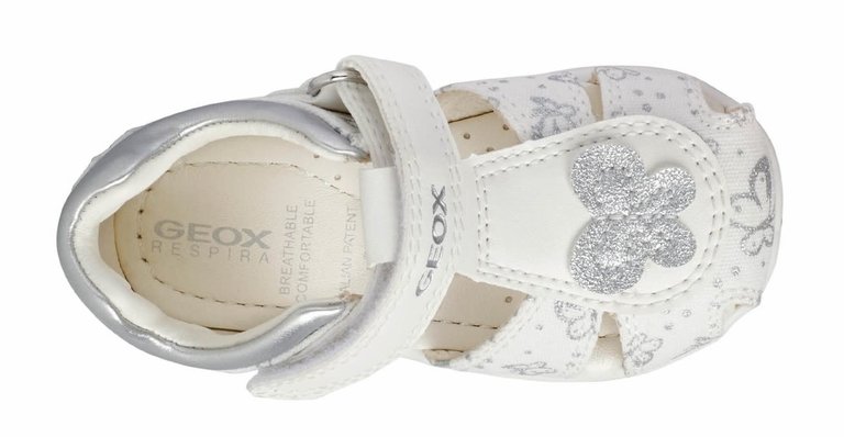 GEOX ELTHAN WHITE / SILVER