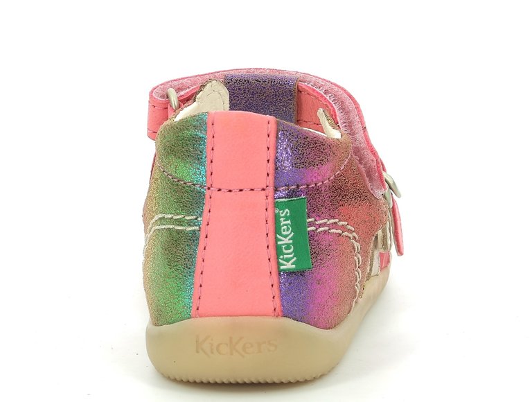 KICKERS BIGKRO ROSE METALLIC