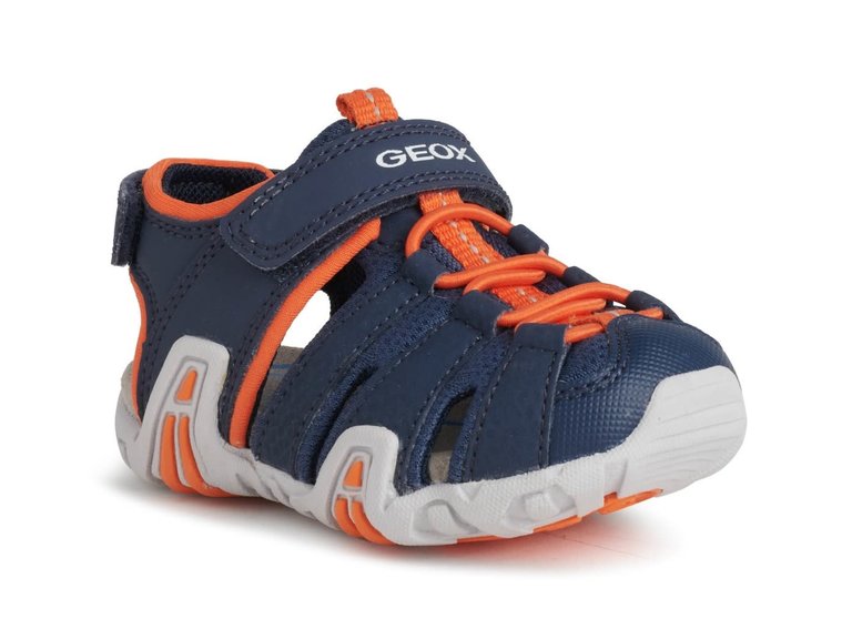 GEOX GEOX B S. KRAZE A B1524A C0659 NAVY/ORANGE