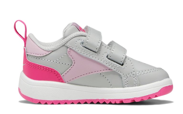 REEBOK Bébés Clasp Low Gris / Rose