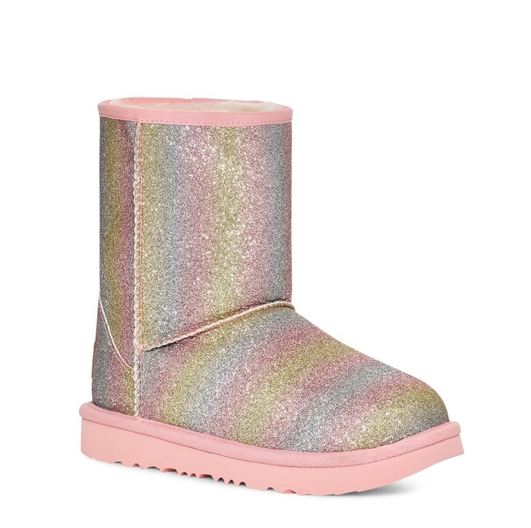 UGG Bébés -  CLASSIC II GLITTER ARC-EN-CIEL