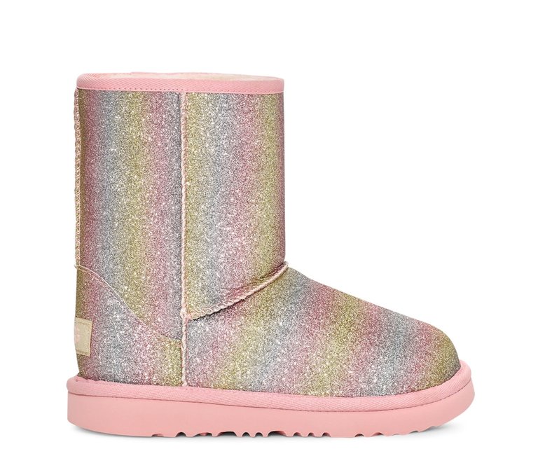 UGG Toddler-  CLASSIC II GLITTER MET. RAINBOW