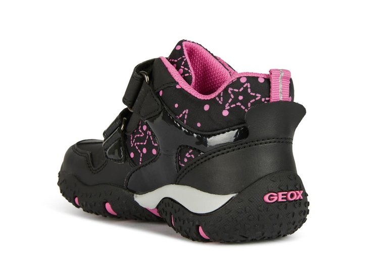 GEOX GEOX J BALTIC G. B ABX J26H1A C0922 BLACK/FUCHSIA