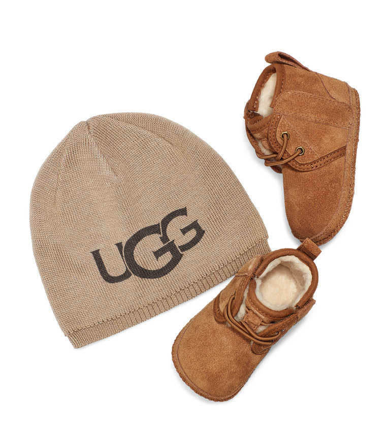 UGG Baby Neumel & UGG Beanie Chestnut