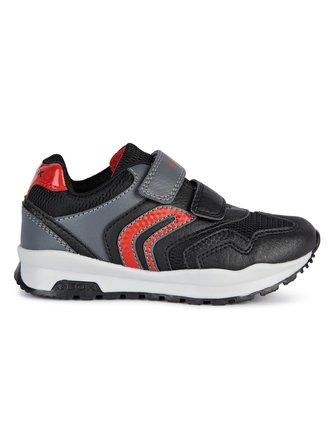 GEOX J PAVEL B. A J0415A C0048 BLACK/RED
