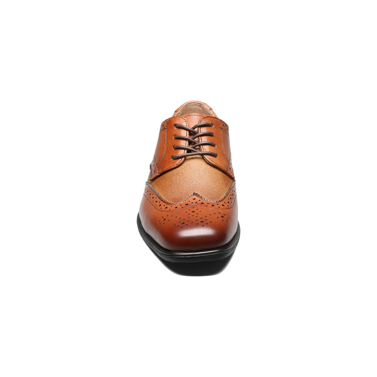 FLORSHEIM REVEAL WINGTIP JR COGNAC