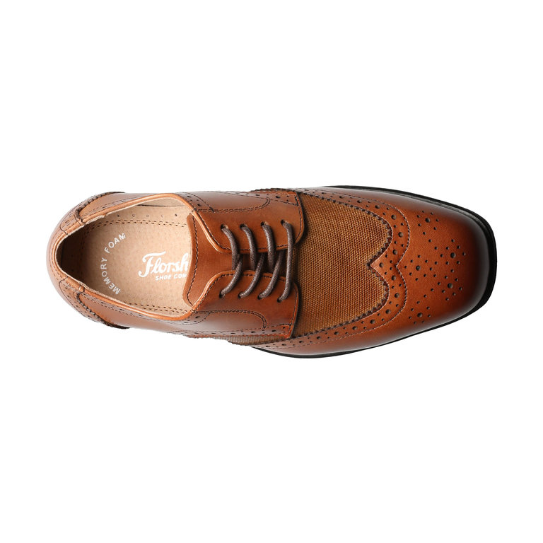 FLORSHEIM Enfants -REVEAL WINGTIP JR COGNAC