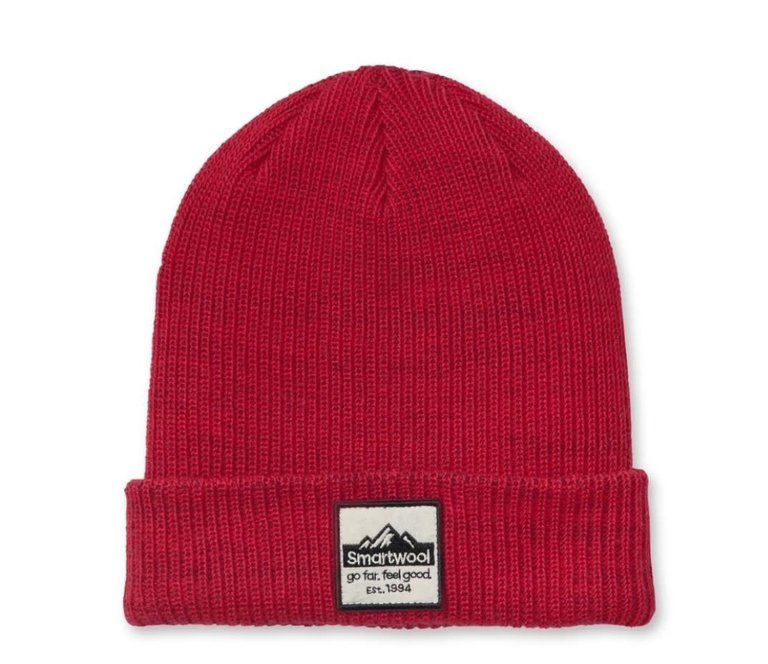SMARTWOOL SMARTWOOL K PATCH BEANIE RYTHMIC RED