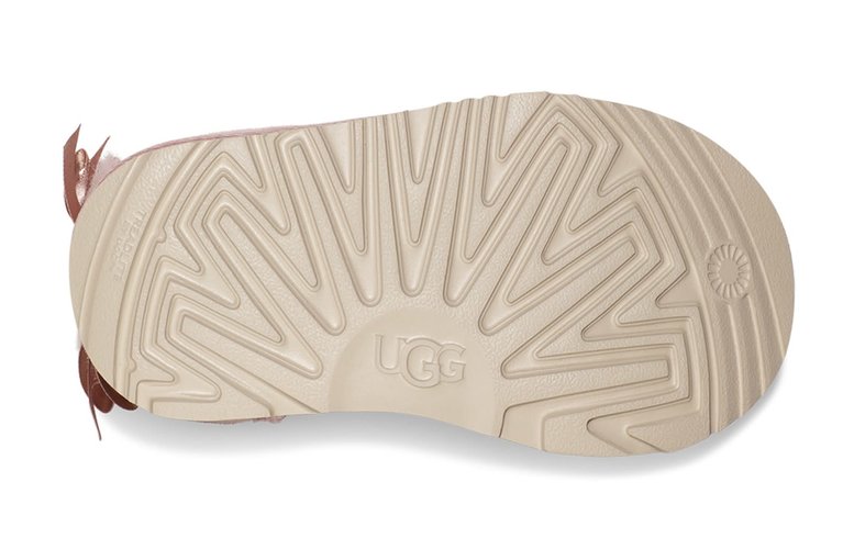 UGG Enfants - Bailey Bow II Botte Rose Gris
