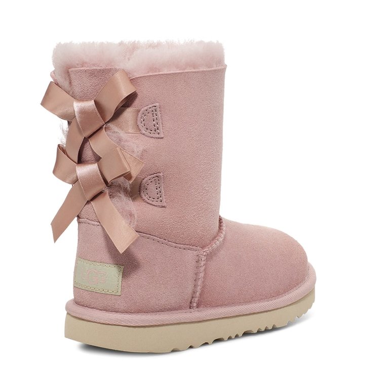 UGG Enfants - Bailey Bow II Botte Rose Gris