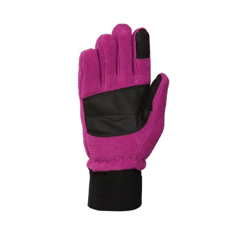KOMBI Gants Windguardian en polaire - Junior Pop Orchidée