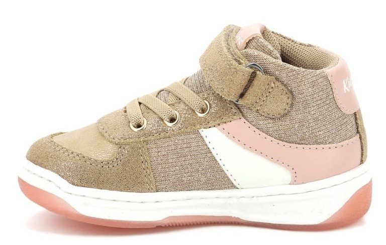 KICKERS KICKERS KICKALIEN BEIGE ROSE GLITTER