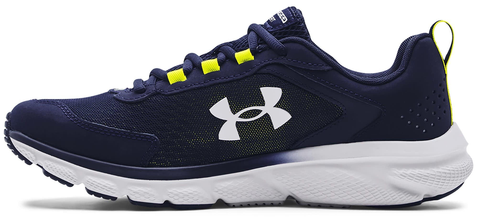 UNDER ARMOUR CHARGED ASSERT 9 NAVY/YELLOW - Laura-Jo Shoes