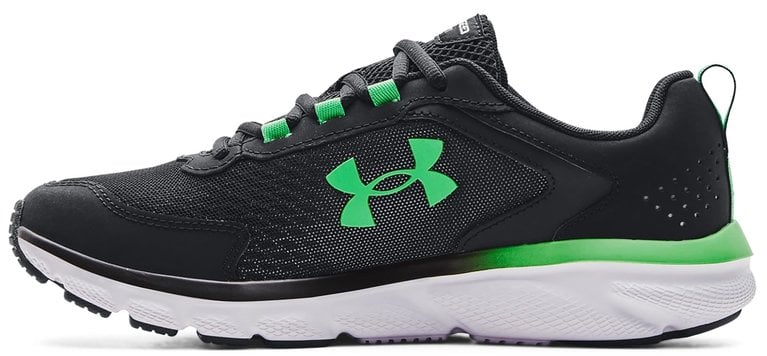 UNDER ARMOUR CHARGED ASSERT 9 BLACK / GREEN