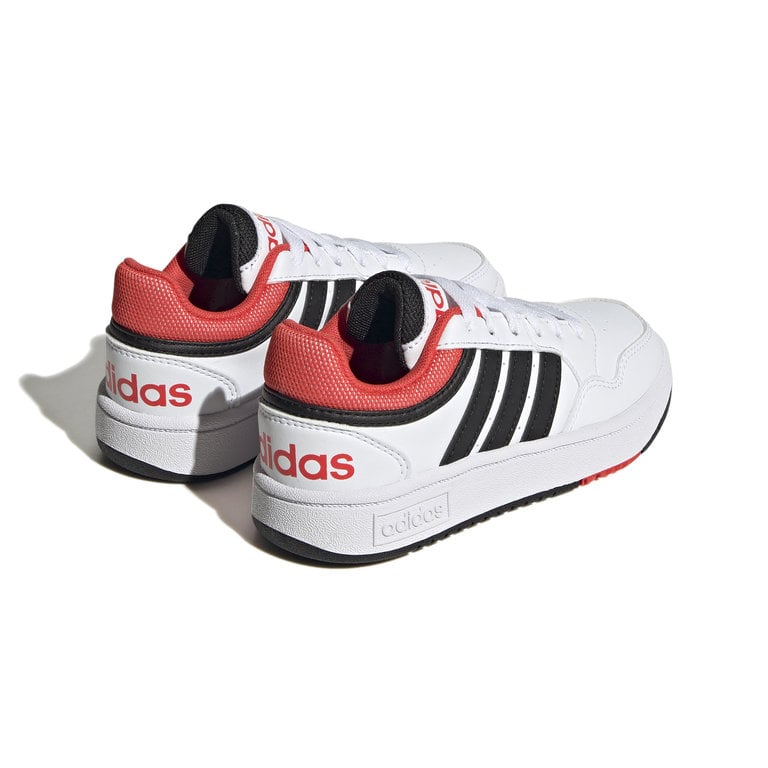 ADIDAS HOOPS 3.0  BLANC/NOIR/ROUGE