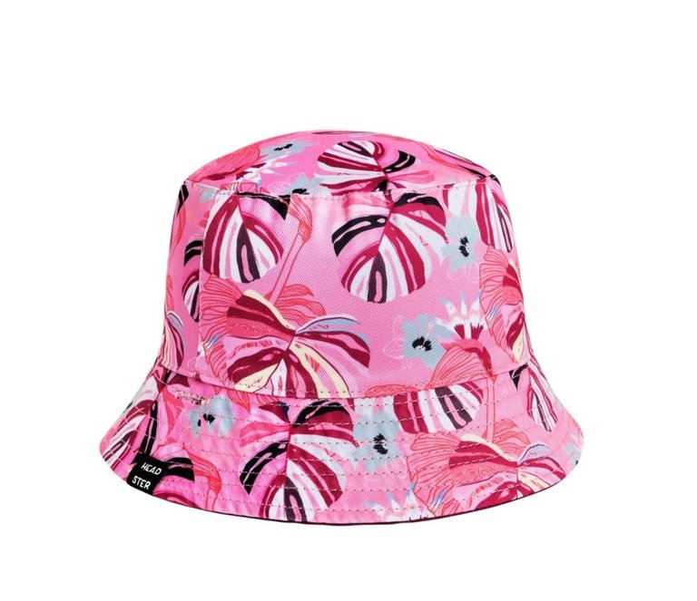 HEADSTER KIDS HEADSTER PANAMA BUCKET HAT RASBERRY RED
