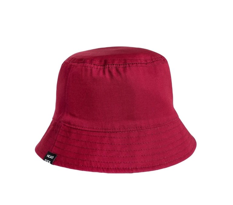 HEADSTER KIDS HEADSTER PANAMA BUCKET HAT RASBERRY RED