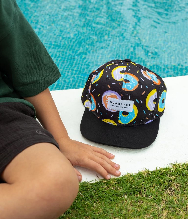HEADSTER KIDS Casquette Snapback Duh Donut Noir