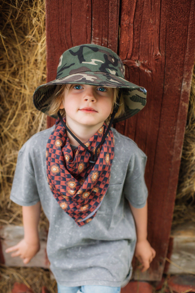 HEADSTER KIDS HEADSTER CAMO BUCKET HAT