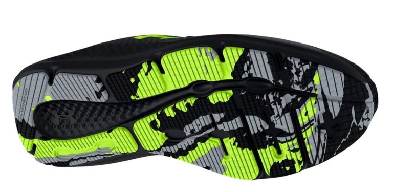 UNDER ARMOUR 302478 006 CHARGED PURSUIT BLACK/GREEN