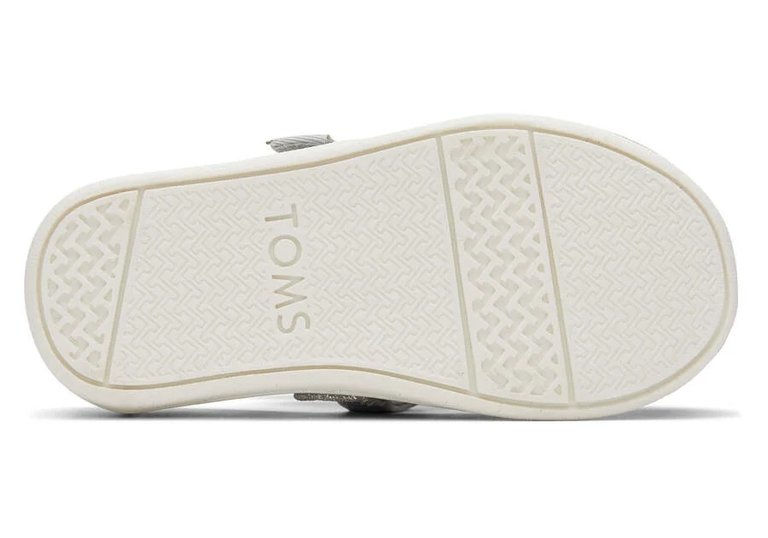 TOMS Tiny Mary Jane Glimmer Argent Irisé 10011521