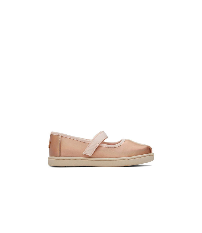 TOMS Tiny Mary Jane Metallic Rose Gold