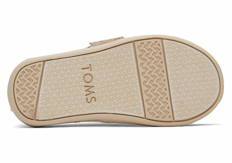 TOMS Tiny Alpargata Foil Gold