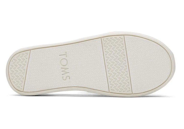 TOMS Youth Alpargata Glimmer Argent
