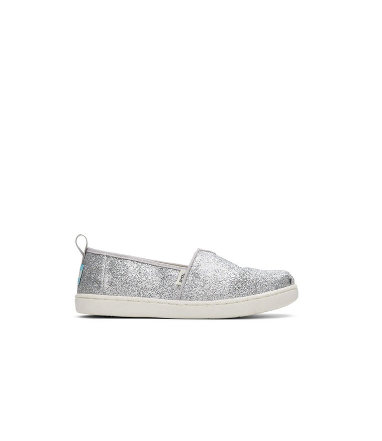TOMS Youth Alpargata Glimmer Argent