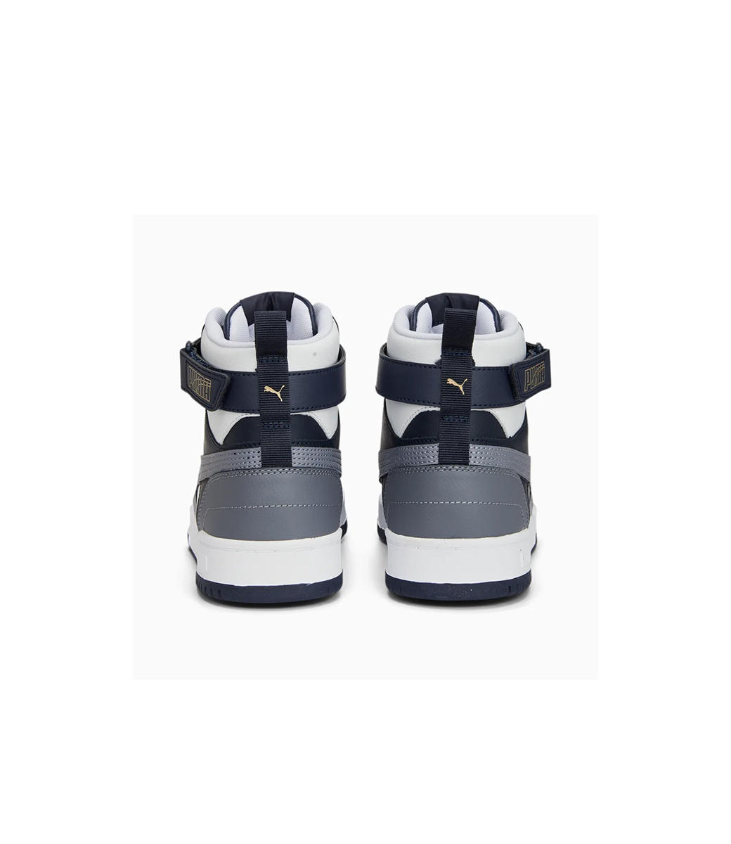 Gold and white pumas with strap sale
