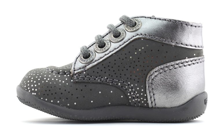 KICKERS BONBON GREY / SILVER
