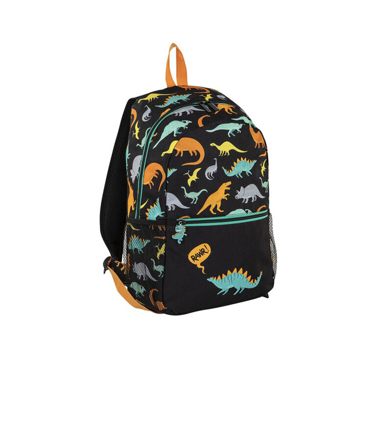 BONDSTREET Backpack Dinosaur Black / Multi