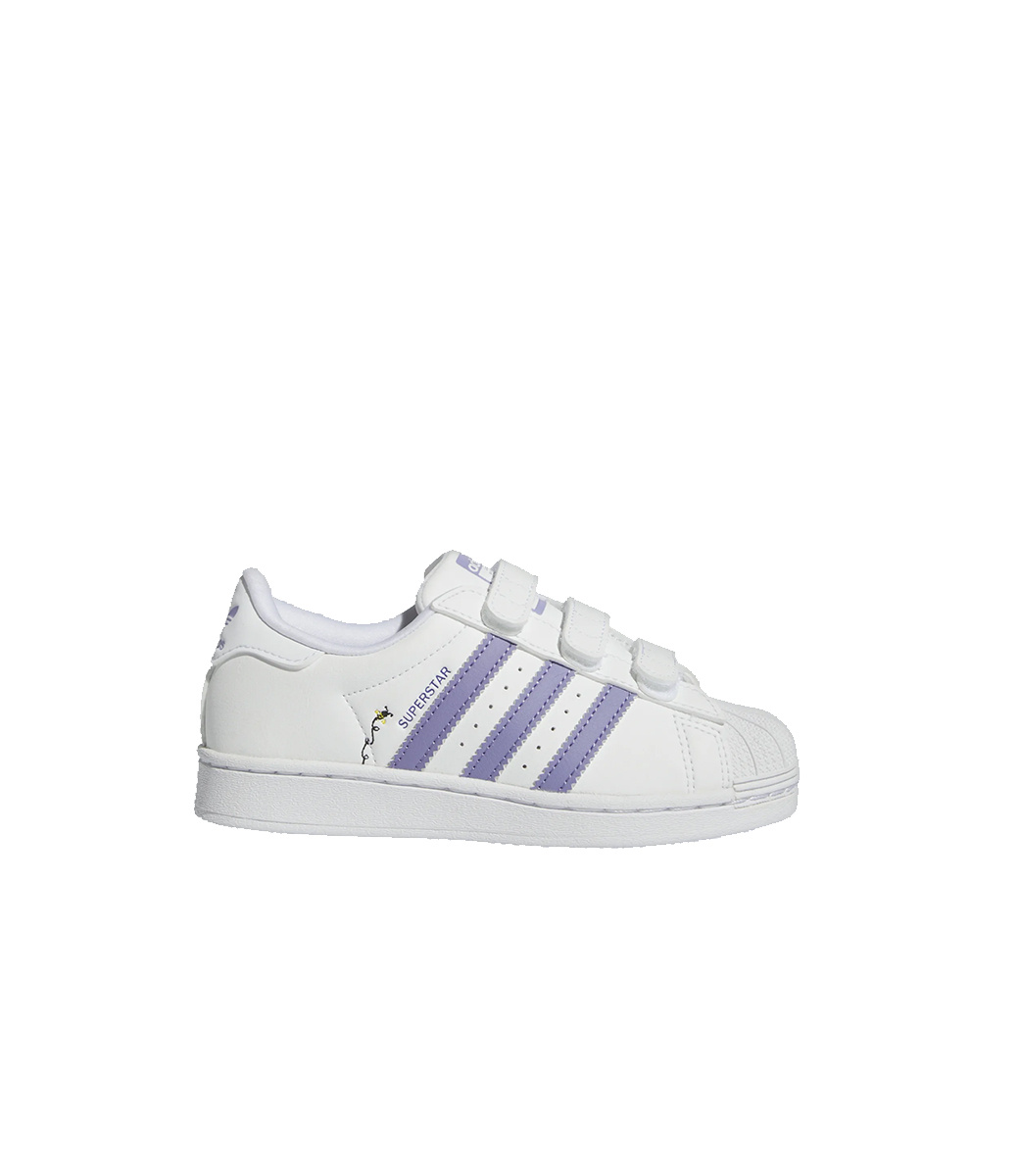 Adidas SUPERSTAR CF C White / Lilac - Laura-Jo Shoes Adidas SUPERSTAR CF C White / Lilac - Laura-Jo Shoes