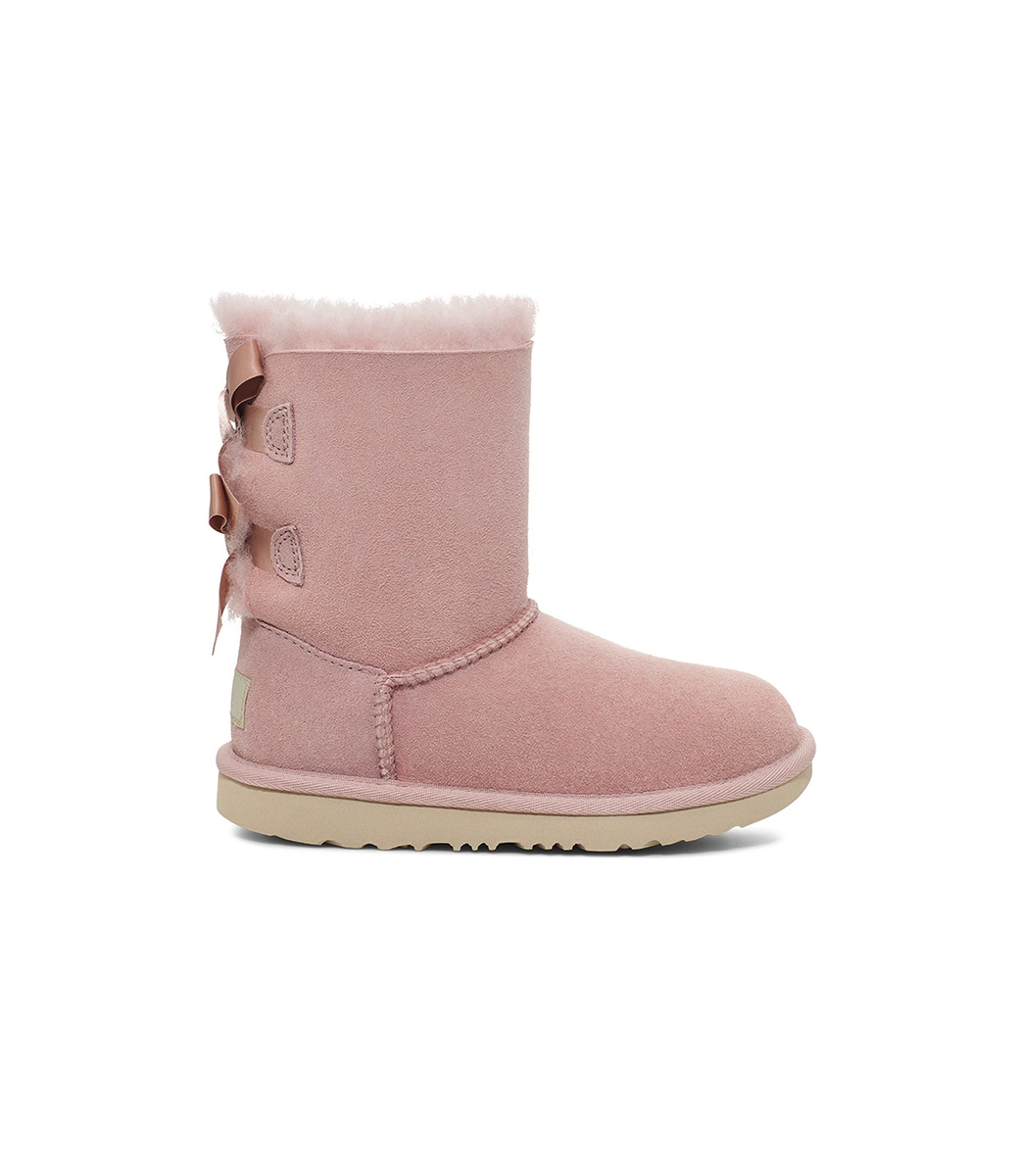 UGG Bailey Bow II Botte Rose Gris Chaussures Laura Jo