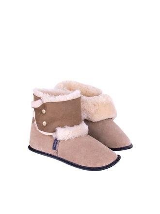 GARNEAU Reversed Sheepskin Bootie Tan GARNEAU Reversed Sheepskin Bootie Tan