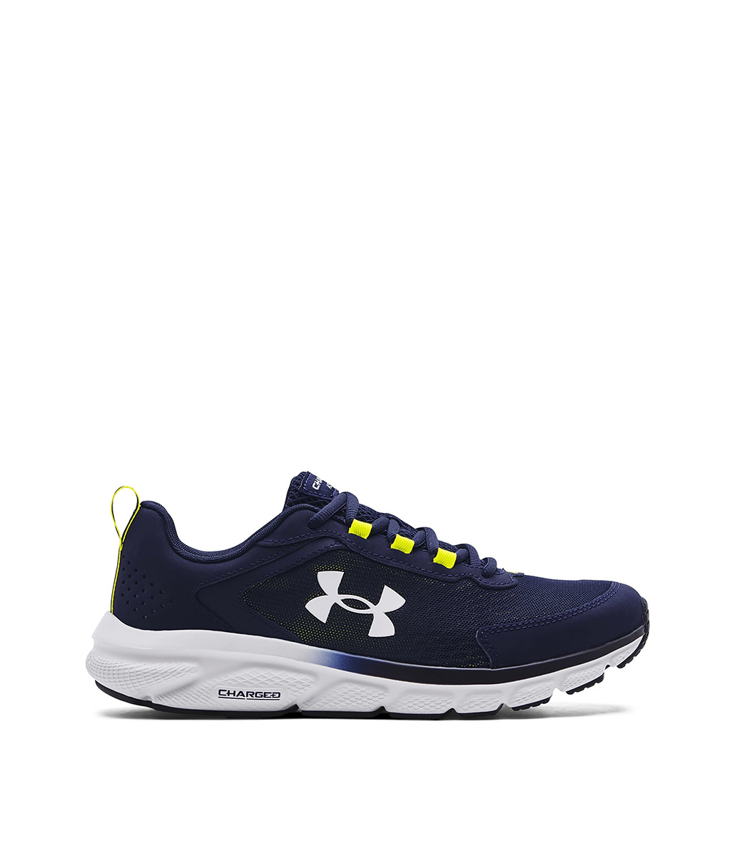 UNDER ARMOUR CHARGED ASSERT 9 NAVY/YELLOW - Laura-Jo Shoes