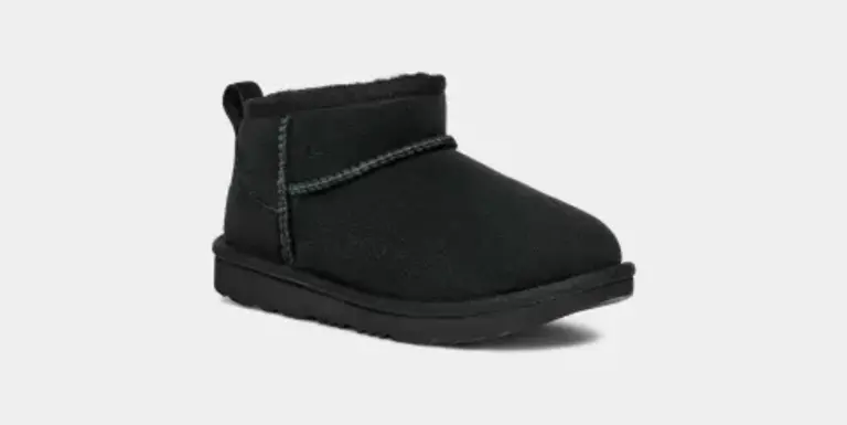 UGG Enfants Classic Ultra Mini Noir