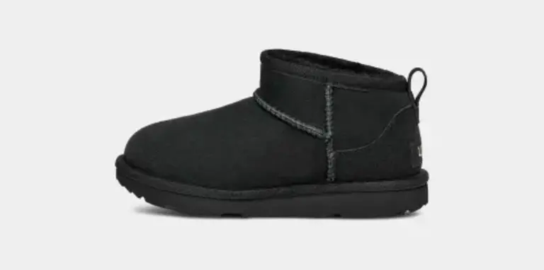 UGG Enfants Classic Ultra Mini Noir