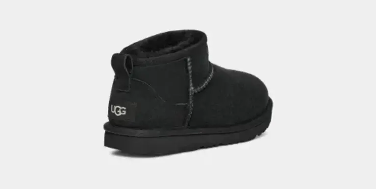 UGG Enfants Classic Ultra Mini Noir