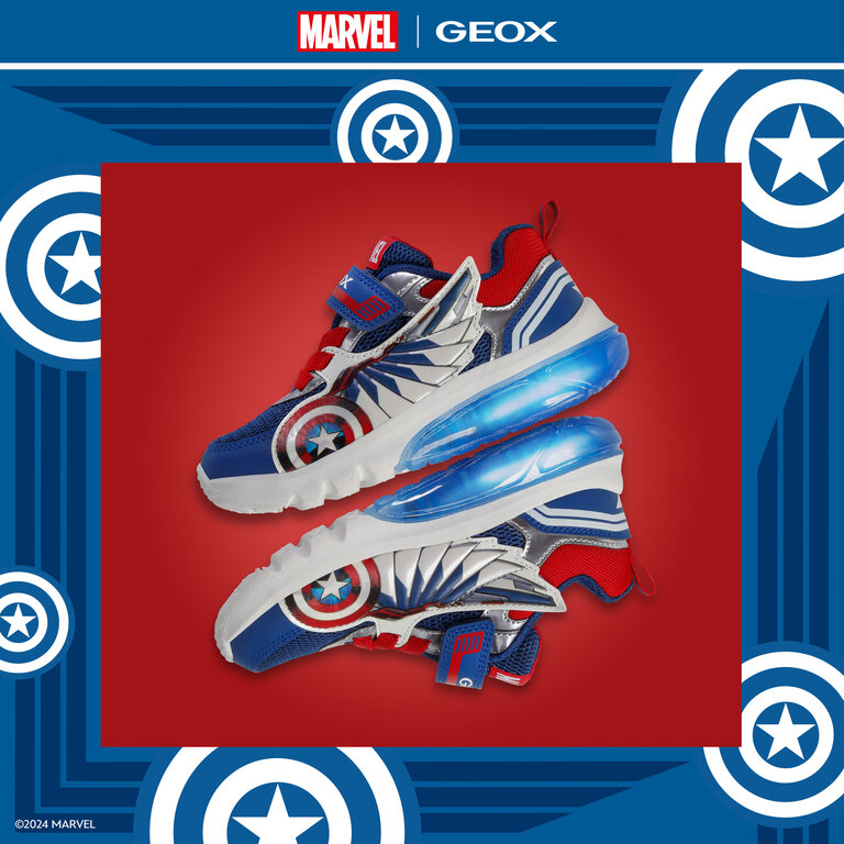 GEOX Avengers Ciberdron Bleu / Rouge