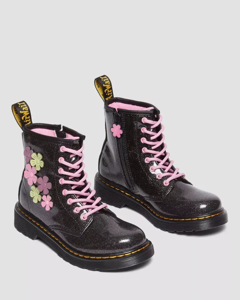 DR. MARTENS Enfants - 1460 Paillet Floral Noir Multi