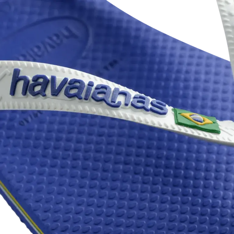 HAVAIANAS Brazil Logo Bleu/ Blanc