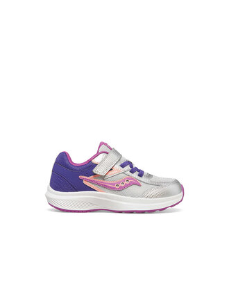 SAUCONY Cohesion KDZ Purple  / Silver / Pink SAUCONY Cohesion KDZ Purple  / Silver / Pink
