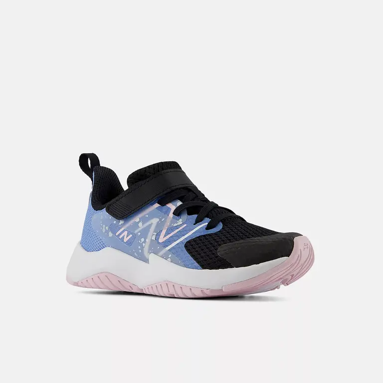 NEW BALANCE Enfants -Rave Run Noir / Bleu / Framboise