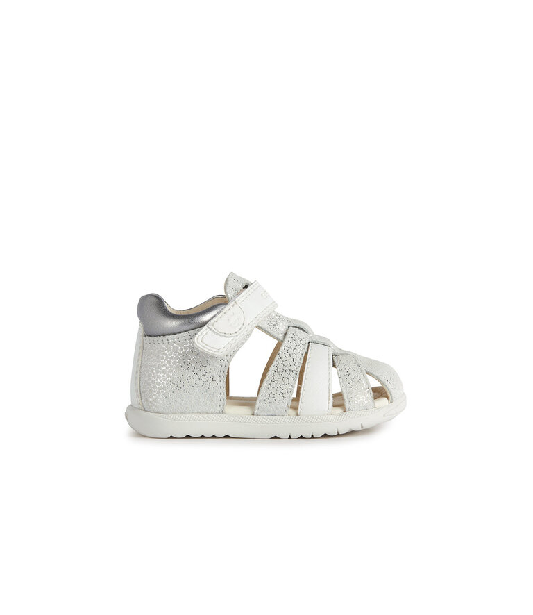 GEOX Sandal Macchia White / Silver