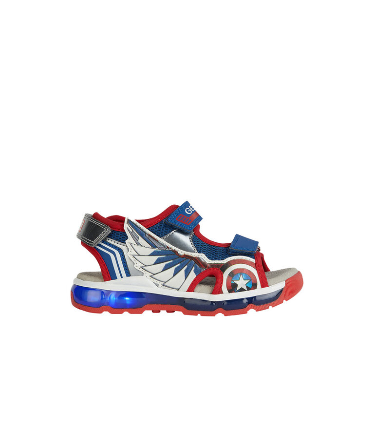 GEOX Sandale Android Avengers Bleu / Rouge