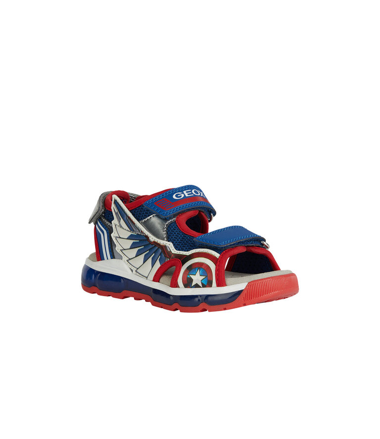 GEOX Sandale Android Avengers Bleu / Rouge
