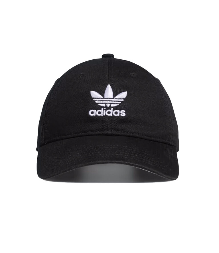ADIDAS WASHED RELAXED HAT BLACK