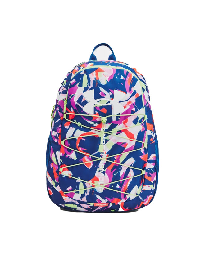 Under Armour Hustle School & Sport Backpack, Navy Floral Print NEW Under Armour Hustle Sport Backpack main image 4